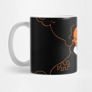 Redhead girl with flower from the 20s Mug